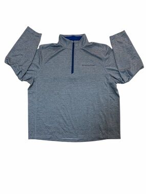 Vineyard Vines Sankaty 1/4 Zip Pullover XXL Gray Heather Quarter Zip Performance